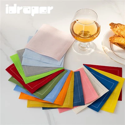 Posavasos de tela para copas de vino