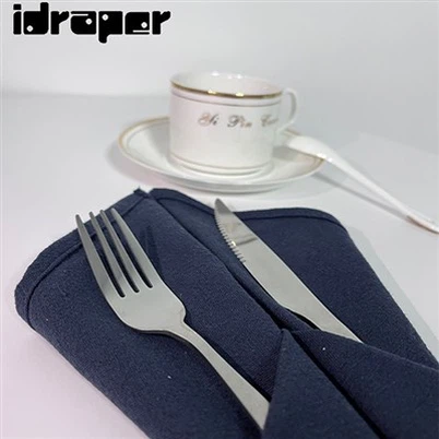 Servilletas de lino fáciles de plegar
